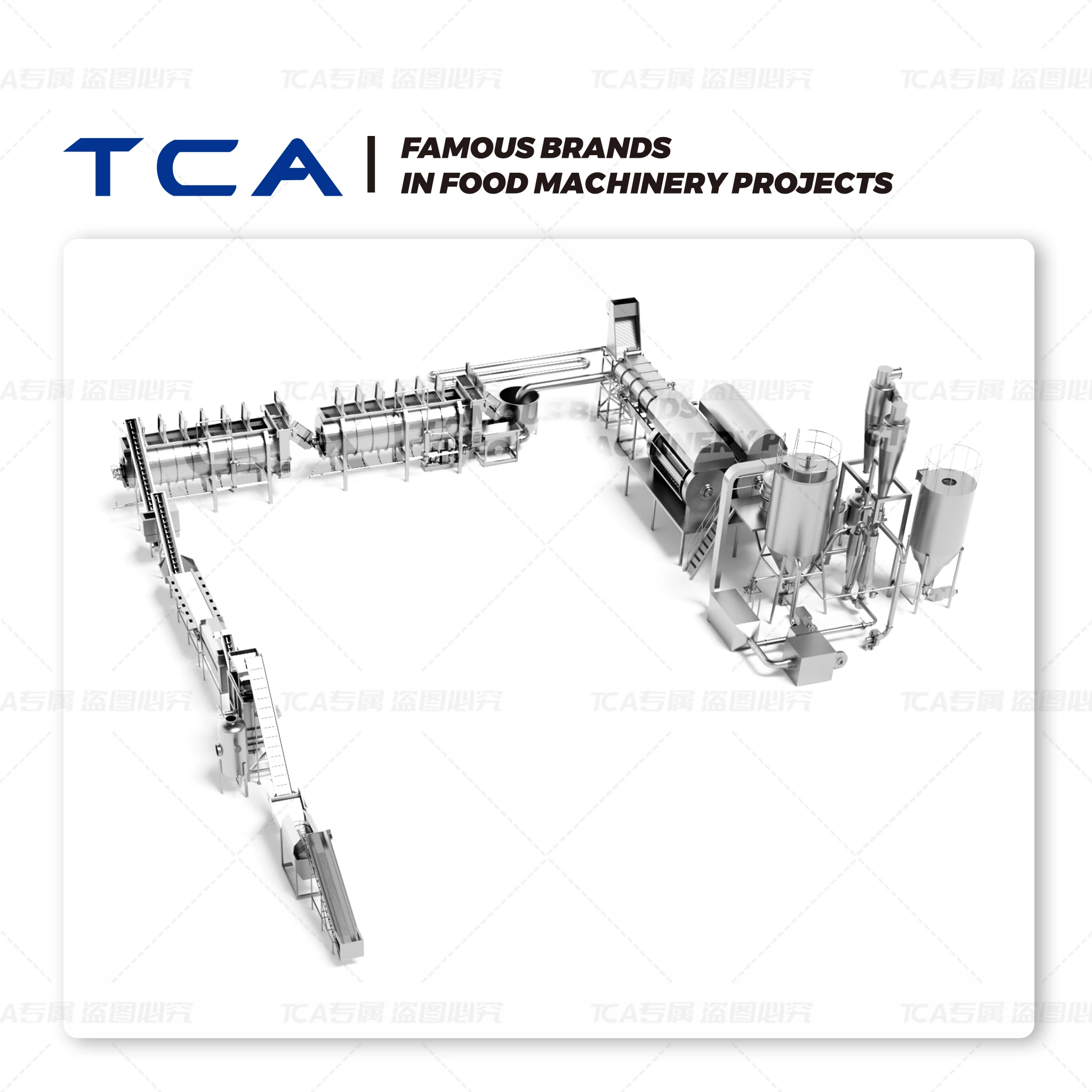 Линия по производству картофельных хлопьев