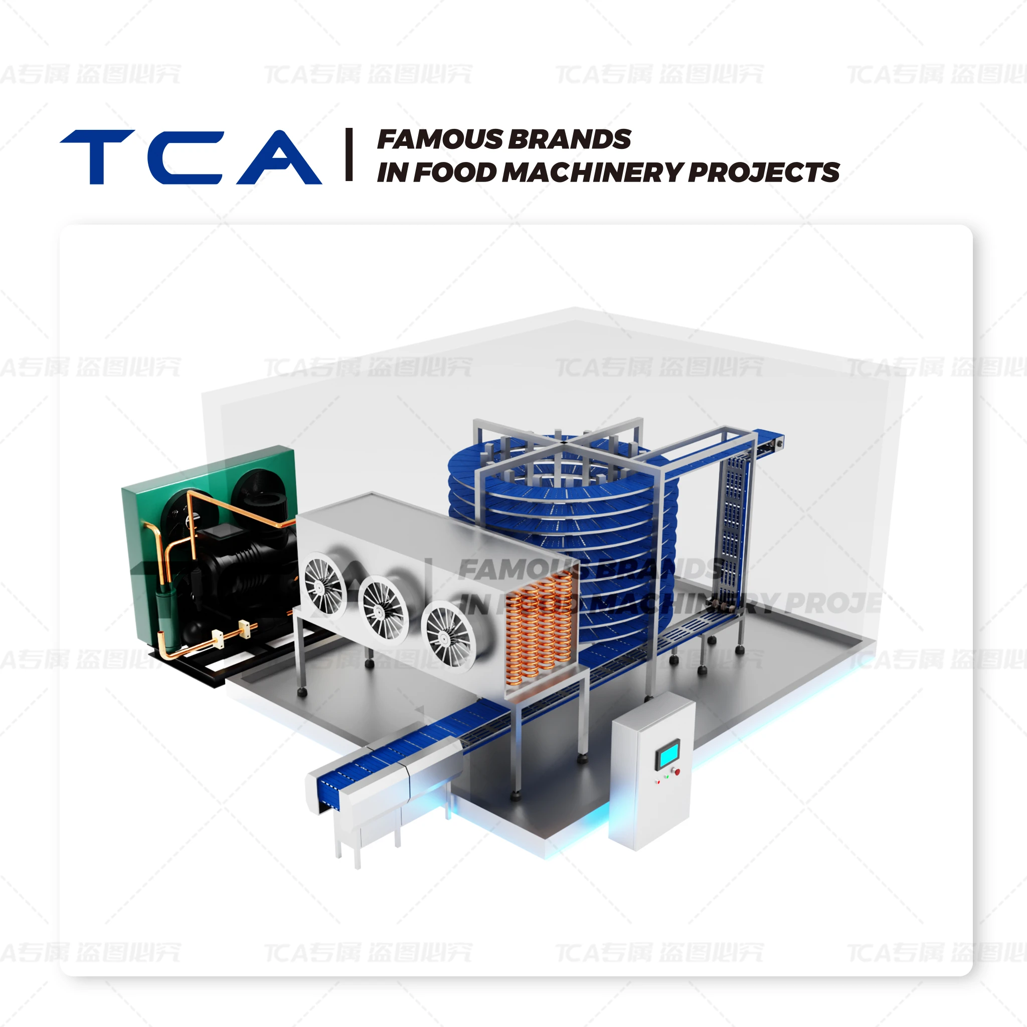 Спиральный быстрозамораживатель