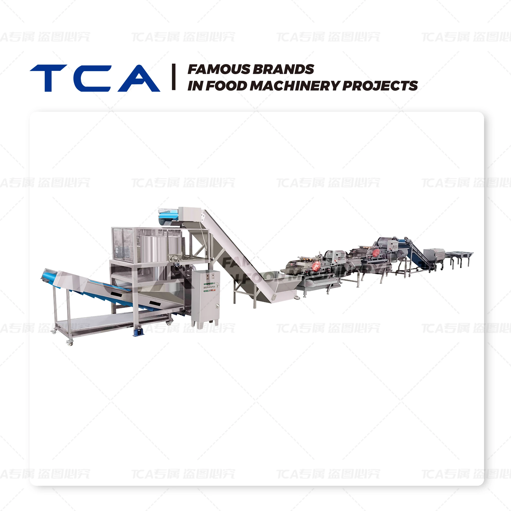 Линия для производства быстрозамороженных овощей